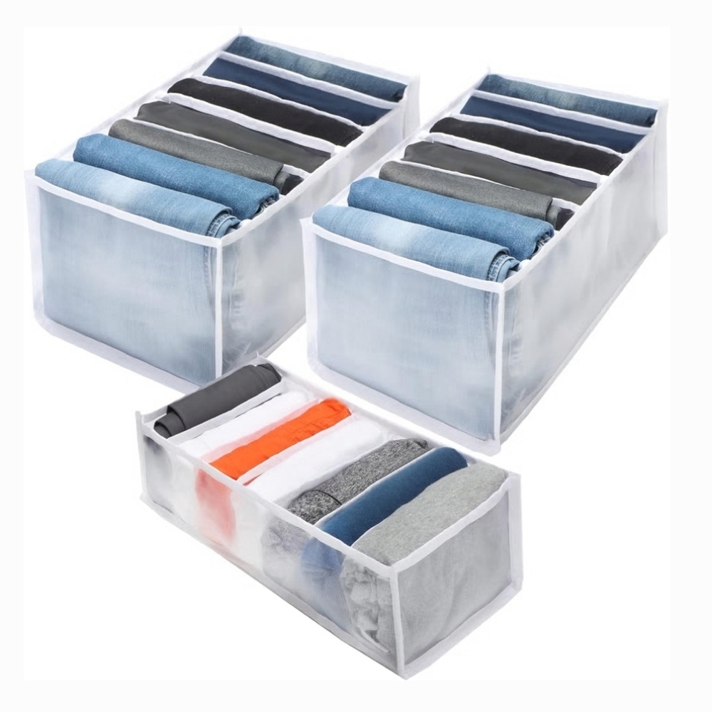 6 Mesh Slot Clothes Organizers